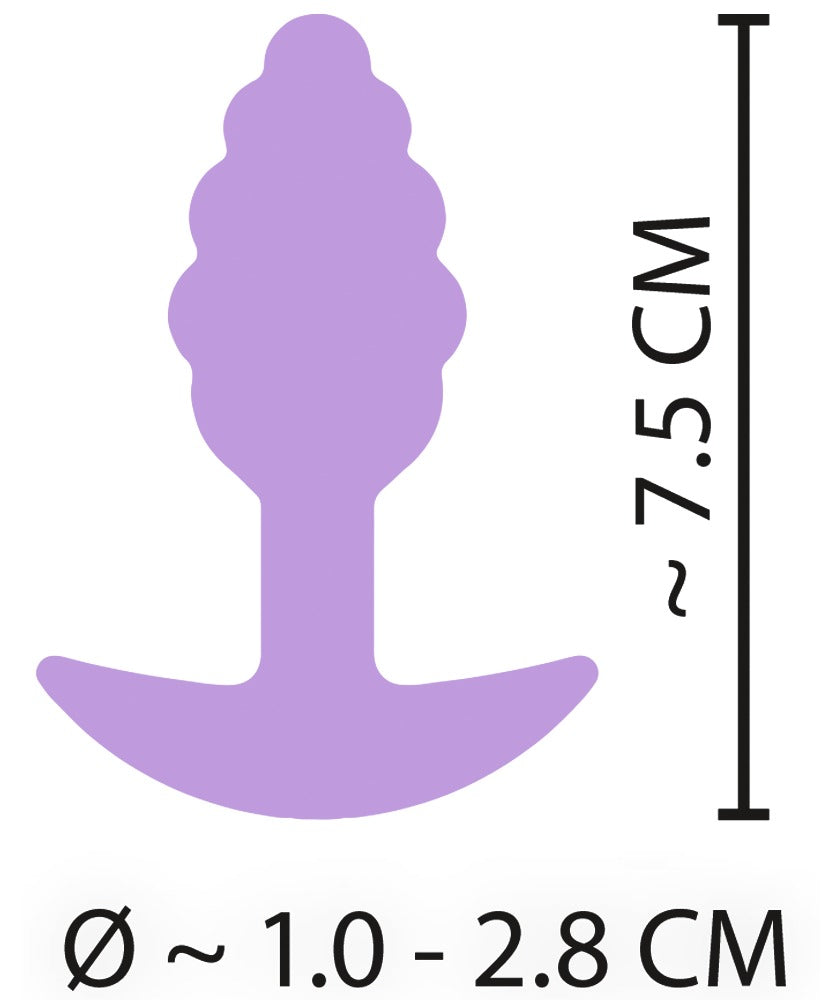 Cuties - Mini Butt Plug - lila 7,5 cm