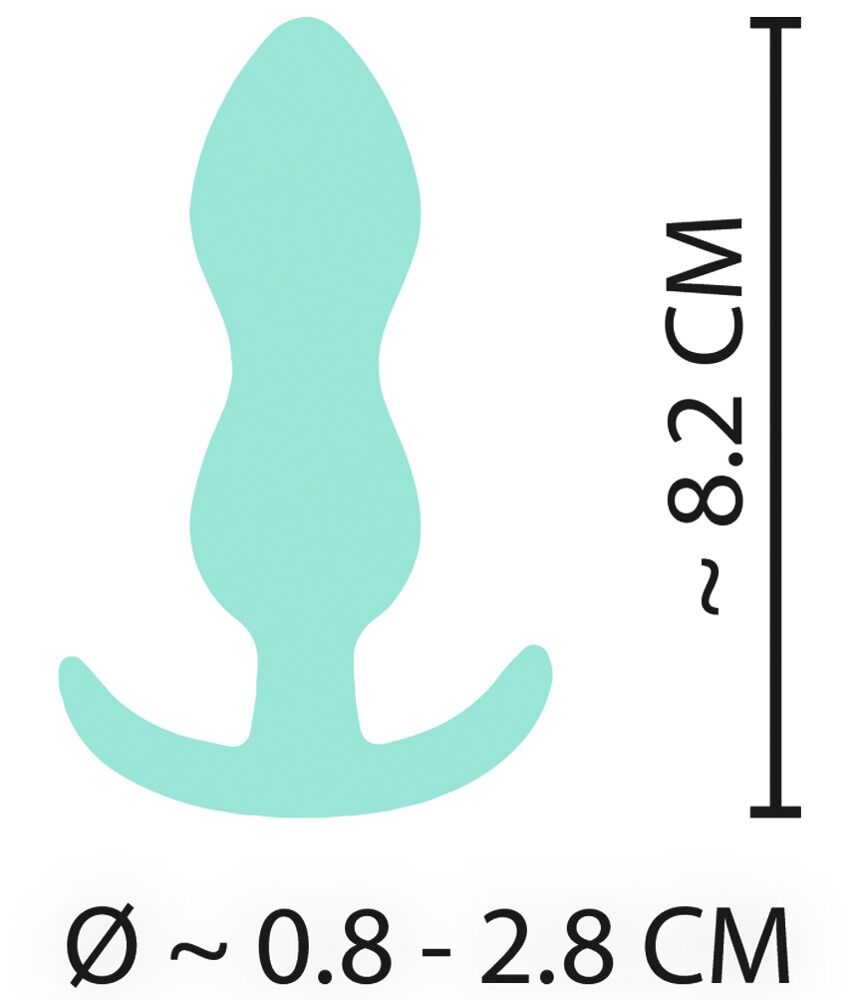 Mini Butt Plug - türkis