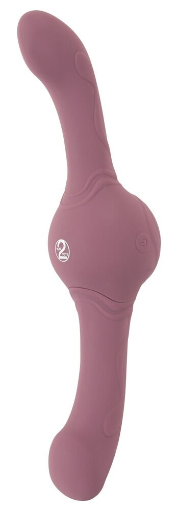 You2Toys Turbo Shaker Double-Lover Vibrator, beerefarbenes Doppel-Design