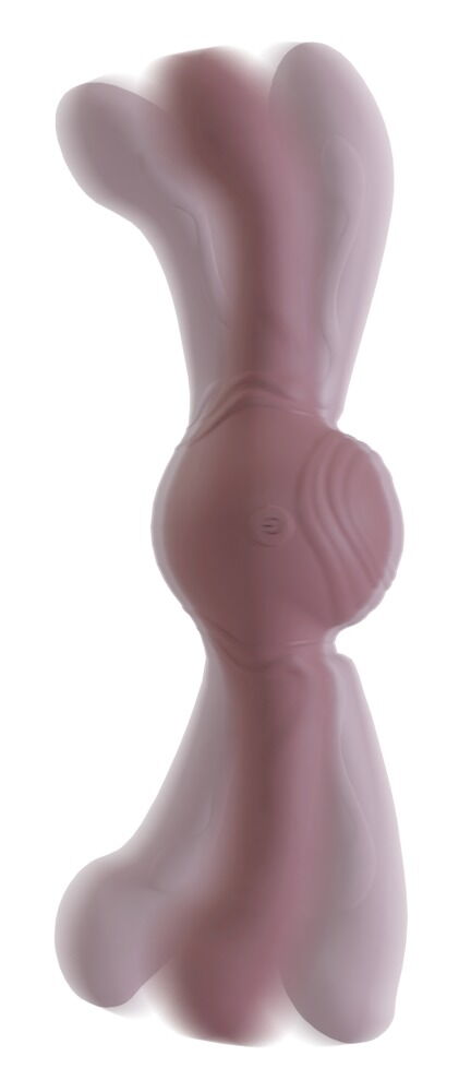 You2Toys Turbo Shaker Double-Lover Vibrator, beerefarbenes Doppel mit glatter Oberfläche