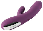 "Avery" Dual-Stimulation Rabbitvibrator mit Stoßfunktion - lila