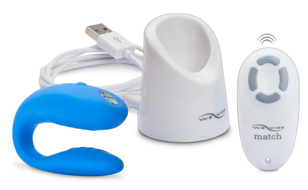 Match - Wasserdichter Paarvibrator mit Fernbedienung