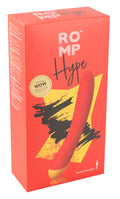 Romp Hype Verpackung mit gelb-rotem Design