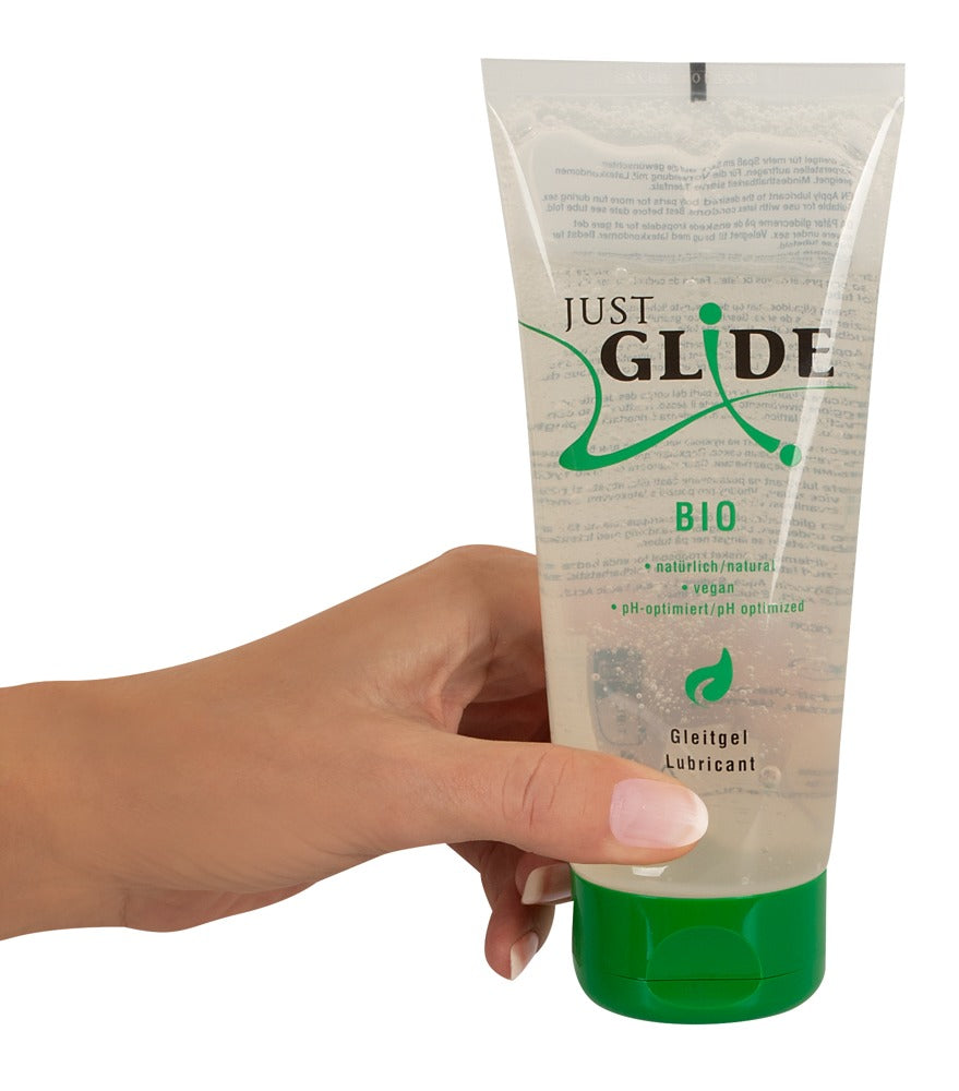 Just Glide BIO - Hochwertiges Bio-Gleitgel für natürliche Intimität - 200 ml