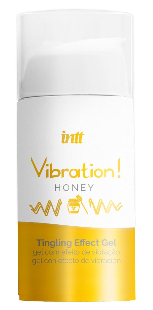 INTT Vibration Honey Stimulationsgel - Intensive Empfindungen mit natürlichen Pflanzenextrakten - 15ml