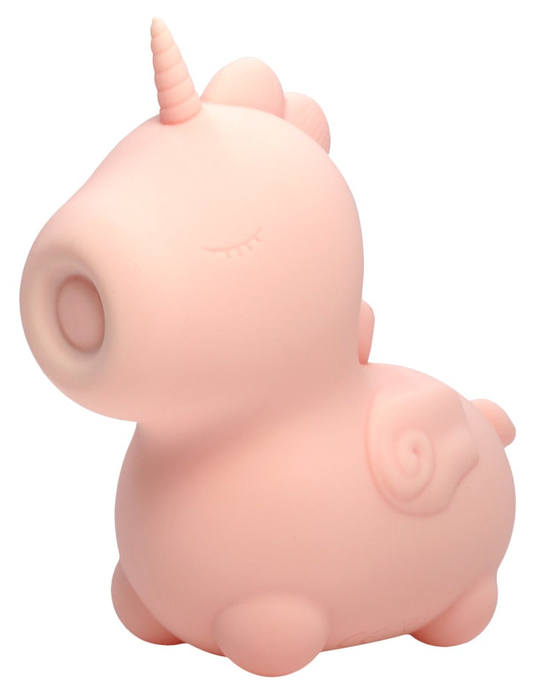 Unihorn "Heart Throb" - Pfirsich – Auflegevibrator im Einhorn-Design