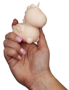 Unihorn "Heart Throb" - Pfirsich – Auflegevibrator im Einhorn-Design