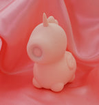 Unihorn "Heart Throb" - Pfirsich – Auflegevibrator im Einhorn-Design