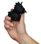 Unihorn "Wild Spirit" - Black - Lay-on Vibrator with Tongue Function