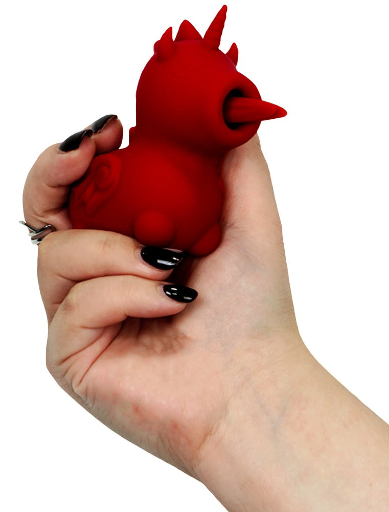 Unihorn "Blaze Diablo - Auflegevibrator im niedlichen Einhorn-Design