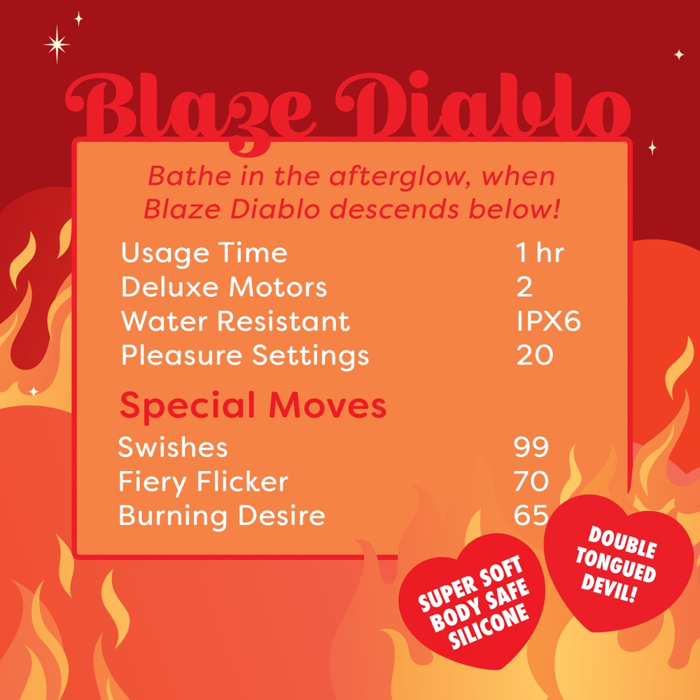 Unihorn "Blaze Diablo - Auflegevibrator im niedlichen Einhorn-Design