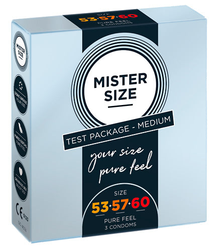 MISTER SIZE Testbox Medium 53-57-60 mm 3er