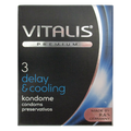 Vitalis Premium "Delay & Cooling Effect" – Kühlung trifft Verzögerung - 3er