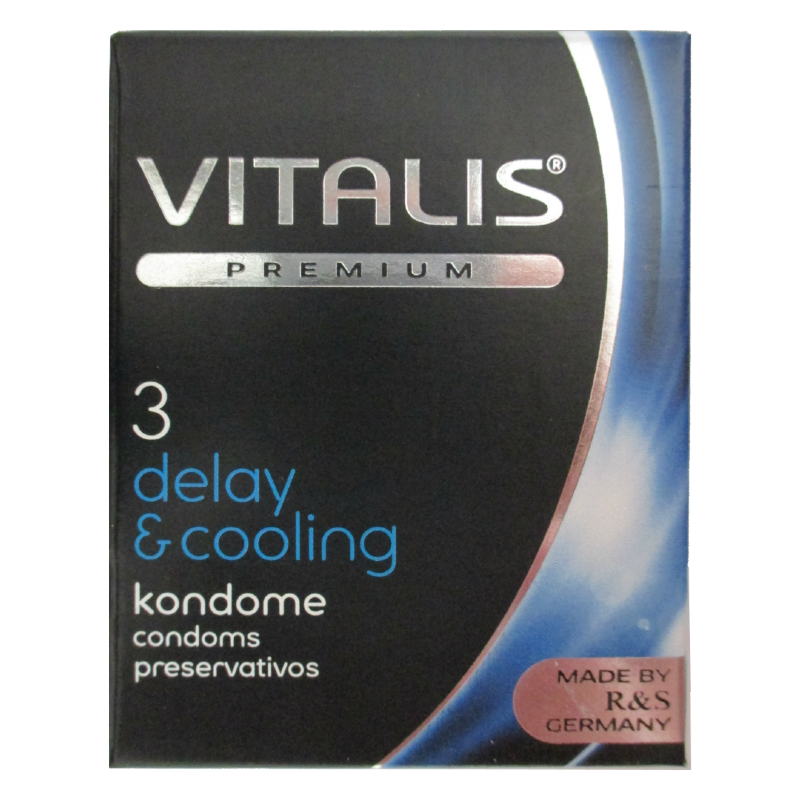 Vitalis Premium "Delay & Cooling Effect" – Kühlung trifft Verzögerung - 3er