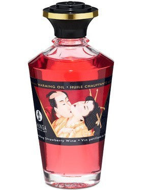 Wärmendes Körperöl „Sparkling Strawberry Wine" von Shunga
