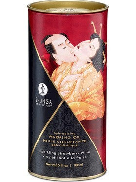 Warming Body Oil "Sparkling Strawberry Wine" by Shunga