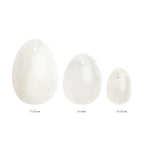 Yoni Eggs Set of 3 - Rock Crystal - Set of 3 for Pelvic Floor Training