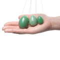 Yoni Eier 3er Set - Jade - 3er Set für Beckenbodentraining