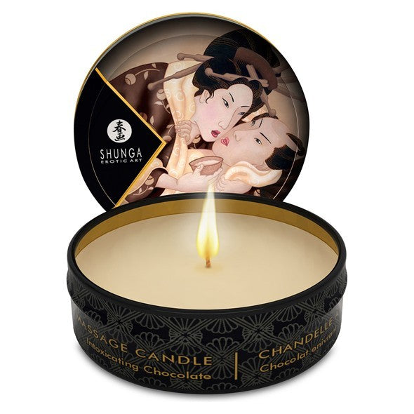 Shunga Massagekerze "Excitation" - chocolate  30 ml