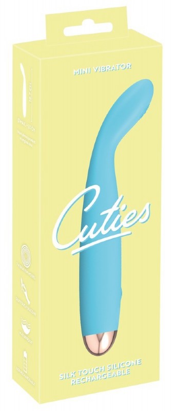 "Cuties" mini Vibrator - blau 18,7cm!