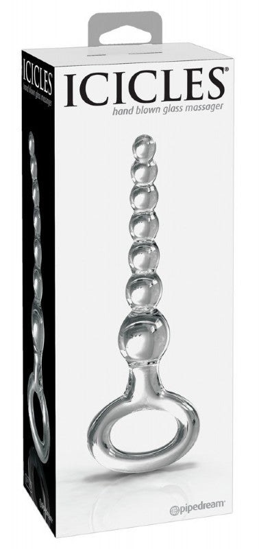 "Icicles No. 67" – Analkugelkette aus Glas