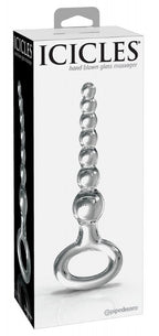 "Icicles No. 67" – Analkugelkette aus Glas