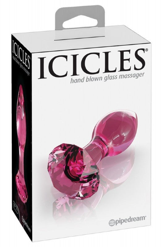 Icicles No. 79 – Analplug aus mundgeblasenem Glas