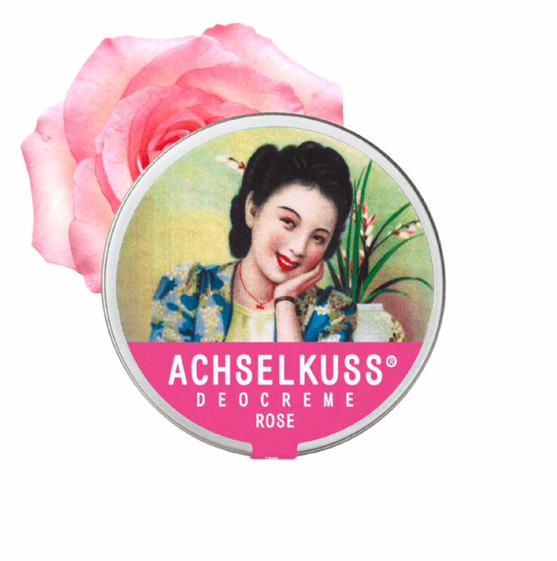 Axillary Kiss - Rose - Natural Deodorant Cream with Rose Oil