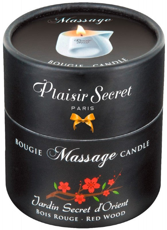 Plaisir Secret Candle - "Red Wood" 80 ml