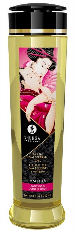 Shunga Massageöl "Amour" - Sweet Lotus  240ml