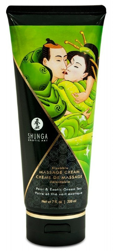Shunga Massage Cream - Pear & Green Tea