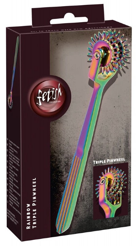 Rainbow Triple Pinwheel