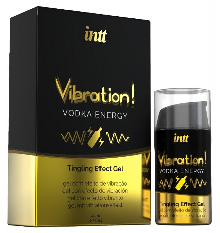 INTT Vibration Vodka Energy Stimulationsgel – Intensives Prickeln für mehr Lust- 15ml