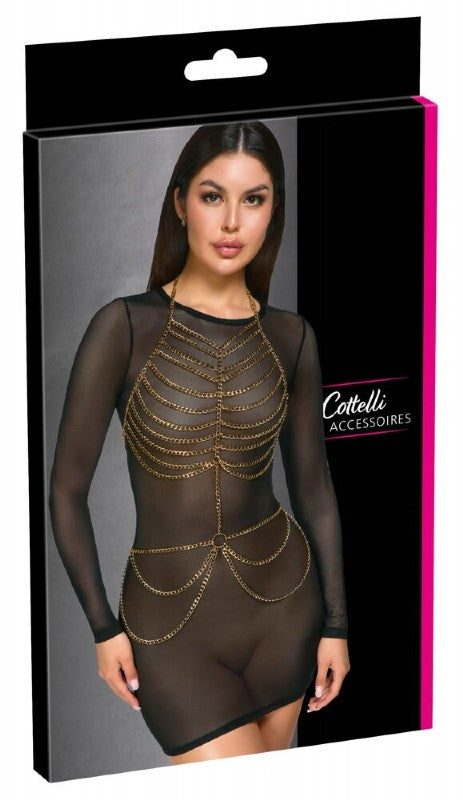 Cottelli Body chain - gold