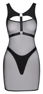 PARTY - Netzkleid Set mit eingenähter Mattlook-Brustharness