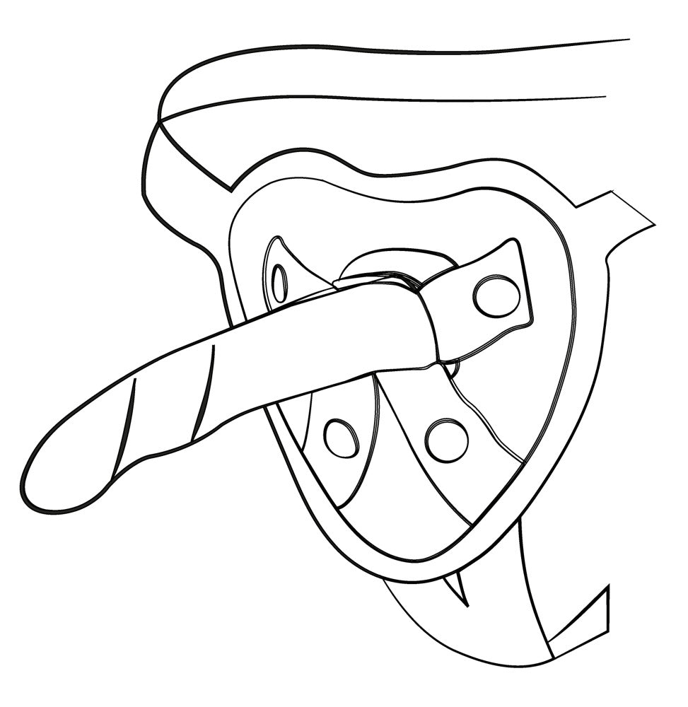 ROMP Dizi – Gewellter Dildo mit Saugfuß