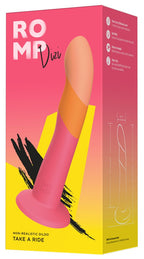 ROMP Dizi – Gewellter Dildo mit Saugfuß