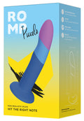 "Piccolo" Gewellter Dildo mit starkem Saugfuß