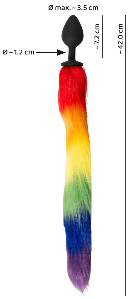 Fluffy tail Rainbow