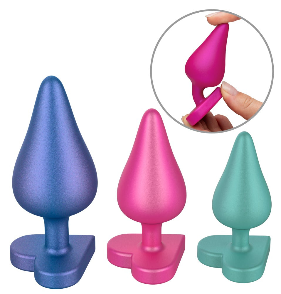 Luster – 3er Analplug-Set für progressives Training