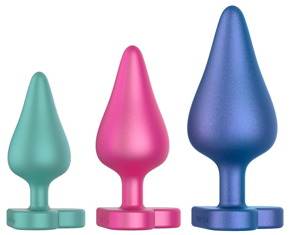 Luster – 3er Analplug-Set für progressives Training