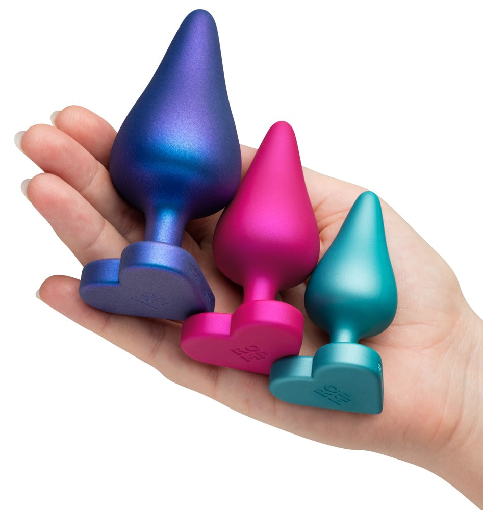 Luster – 3er Analplug-Set für progressives Training