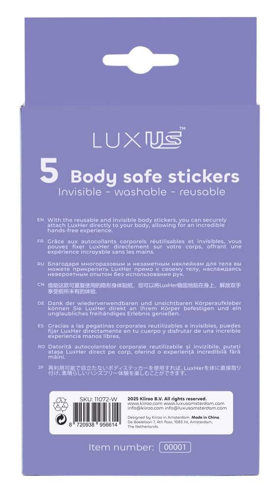 Kiiroo Luxus Adhesive Stickers – Zubehör für LuxHer Klitorisvibrator