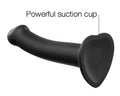 Strap-on-me Dual Density Bendable Dildo – Schwarz, Größe M