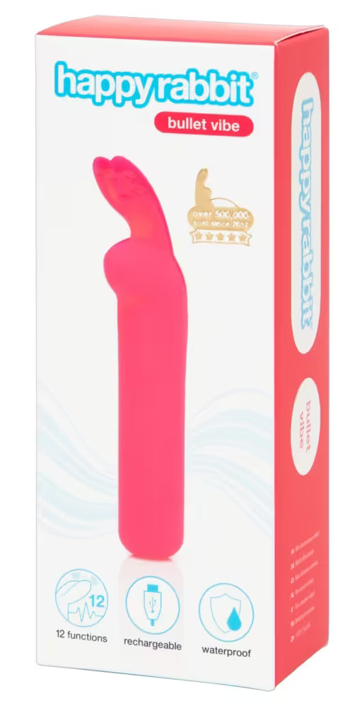 Verpackung happyrabbit Minivibrator Häschen, pinker Hasenform-Vibrator