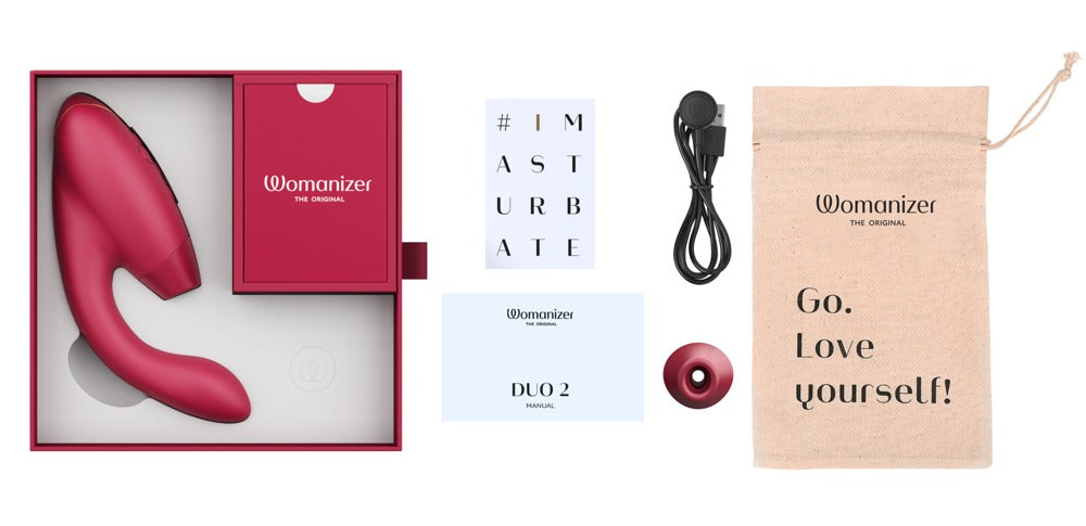 Womanizer Duo 2 – Duale Stimulation mit Pleasure Air™ Technologie in Rot