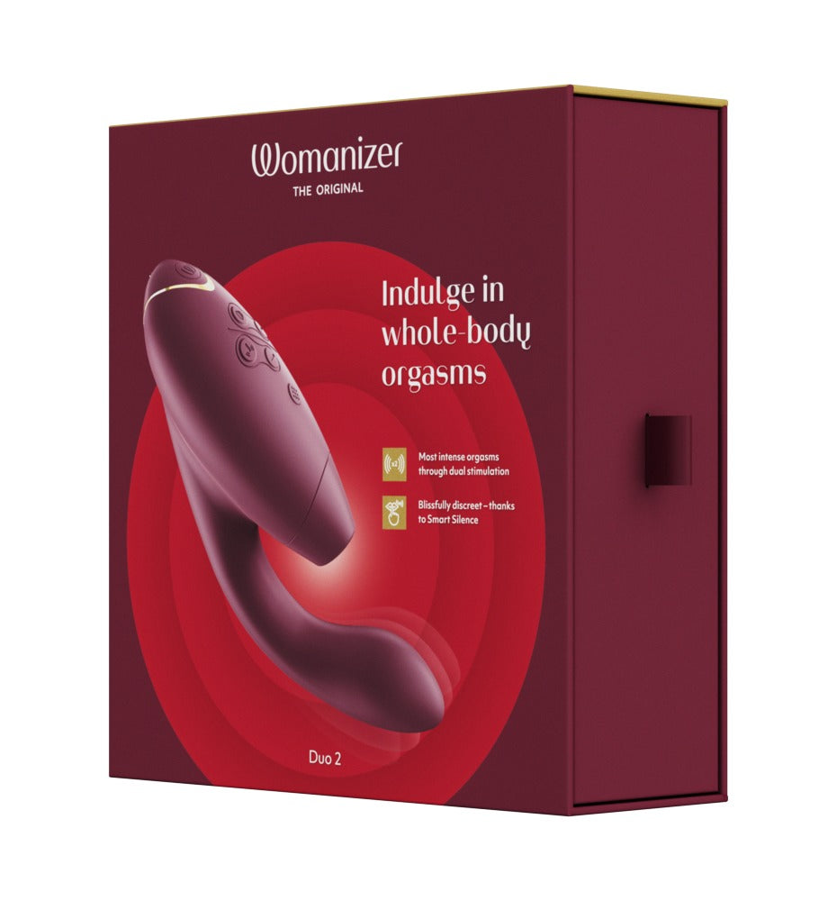 Womanizer Duo 2 – Duale Stimulation mit Pleasure Air™ Technologie in Rot