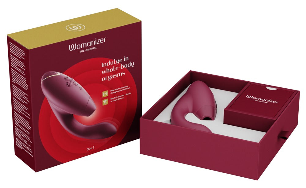 Womanizer Duo 2 – Duale Stimulation mit Pleasure Air™ Technologie in Rot