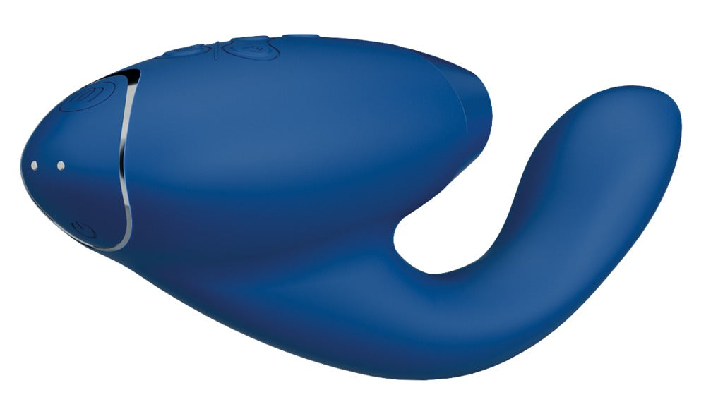 Womanizer Duo 2 – Duale Stimulation mit innovativer Pleasure Air™ Technologie - marineblau