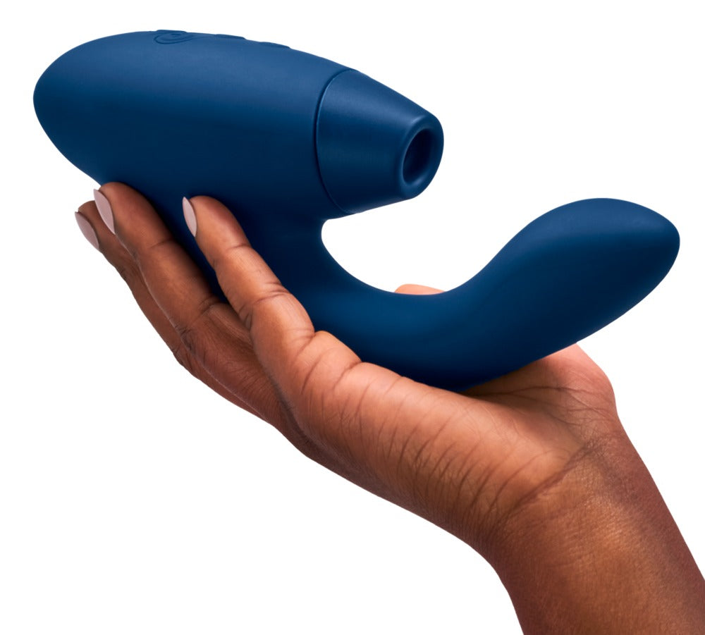 Womanizer Duo 2 – Duale Stimulation mit innovativer Pleasure Air™ Technologie - marineblau